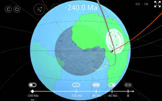 Détermination du paléo-pôle magnétique virtuel